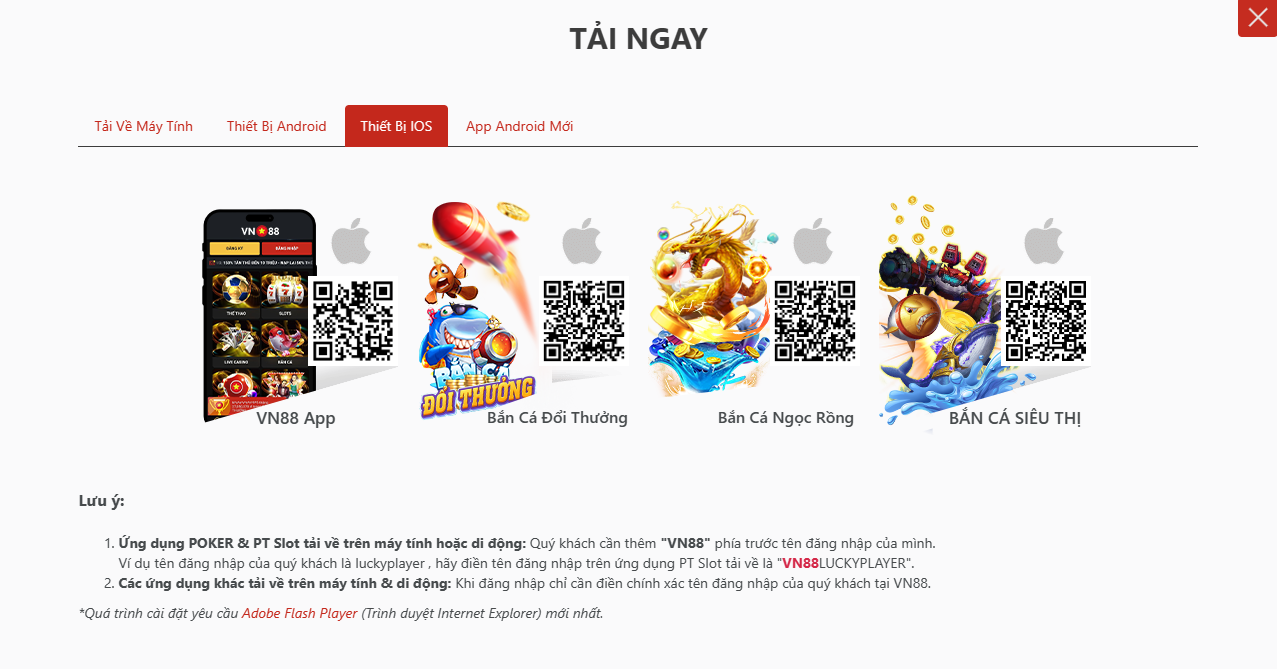 Dễ dàng cài đặt ứng dụng VN88 trên iOS của bạn